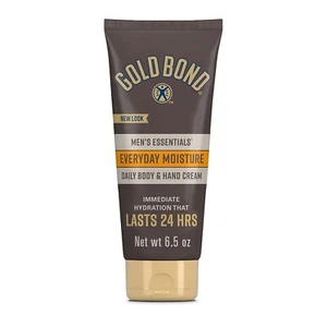 Gold Bond Men's Essentials Hydrating Cream 6.5oz Everyday Moisture for Dry Skin - Picture 1 of 7