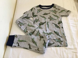 New Carter's Boys Planes Helicopters Pajama set Allover Snug Fit Short Sleeve - Picture 1 of 1