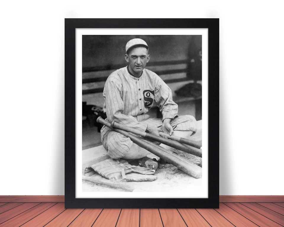 Fotografía enmarcada SHOELESS JOE JACKSON CHICAGO WHITE SOX - 8x10 u 11x14 (W3) Foto 1 de 4