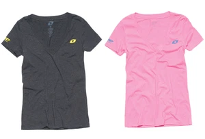 ONE INDUSTRIES WOMENS T-SHIRT top AHOI TEE PINK or GREY girls motocross mx - Picture 1 of 3