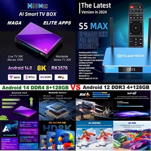 2025 AI H96 Max M9⚡Octacore 8G-128G DDR4 8K AV1 os14 vs os12 Superbox S5 Max - Picture 1 of 21