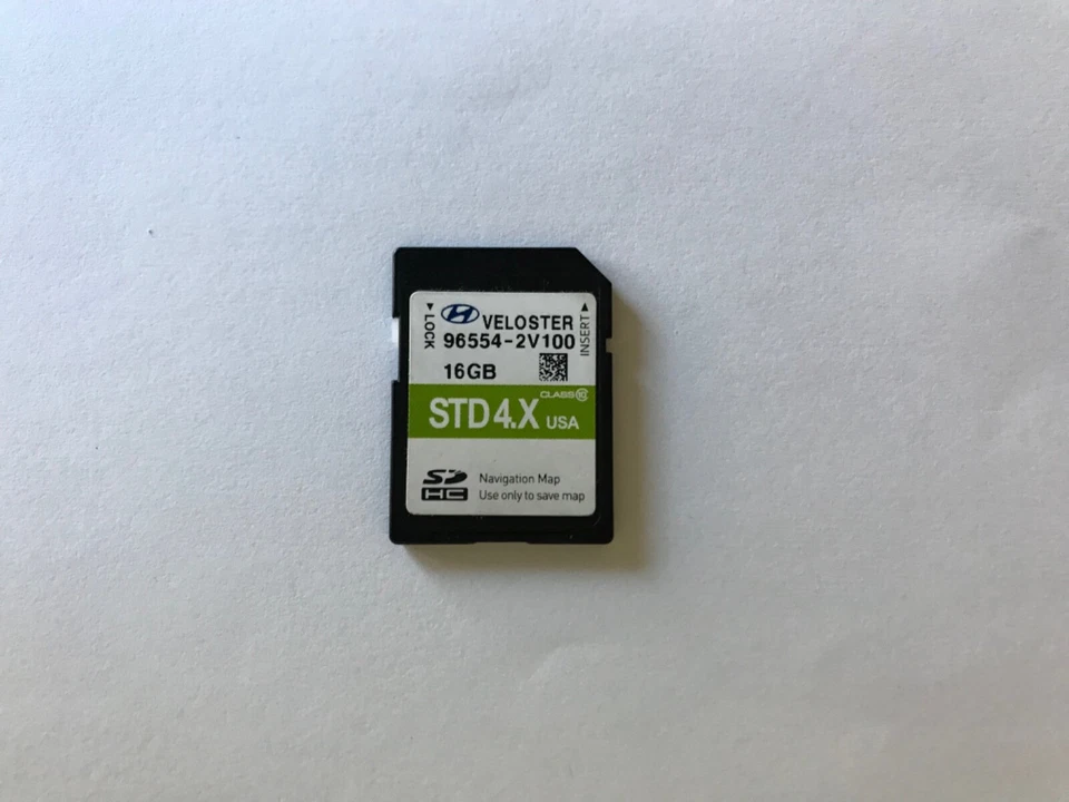 2013 2014 2015 2016 VELOSTER Navigation SD Card USA MAP OEM 96554-2V100 OEM - Image 1 of 1