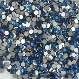 SS5 PR CB *** 50 strass PRECIOSA fond plat SS5 (1,8omm) CAPRI BLUE - Picture 1 of 4