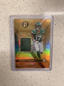 2022 Gold Standard Garrett Wilson Jets Newly Minted Rookie Patch RC # d 29/399!