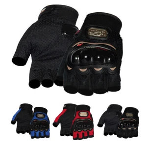Fingerlose Halbfinger Taktische Handschuhe Motorrad Fahrhandschuhe Fahrradhandschuhe - Bild 1 von 17