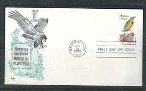 US SC # 1978 State Birds And Flowers ( Montana ) FDC . Marg Cachet - Picture 1 of 1