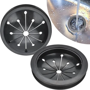 2 Pack Garbage Disposal Splash Guard 3-1/8 Inch Collar Sink Baffle Garbage Dispo - Picture 1 of 12