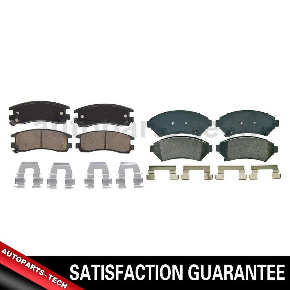 2x Juego de pastillas de freno de disco delanteras traseras Wagner para Pontiac 1997~2001 Foto 1 de 4