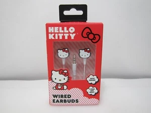 Hello Kitty Wired Earbuds - Sanrio - NEW IN BOX - Picture 1 of 3