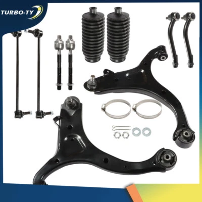 Kit de suspensión brazo de control delantero barra estabilizadora Tierod para Hyundai Santa Fe 2007-2012 Foto 1 de 4