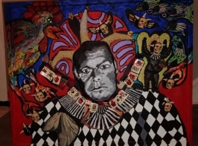 Original Mixed Media Artwork by Reed - Very Unusual Piece - Image 1 of 4