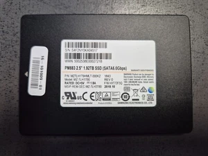 Samsung SSD 1.92TB PM883 2.5" (SATA6.0Gbps) MZ-7LH1T90 MINIMUM USAGE TESTS TAKEN - Afbeelding 1 van 3