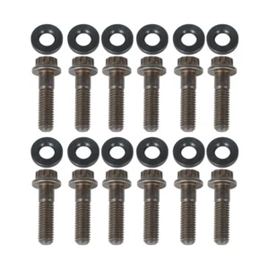 12× Chromoly Header Exhaust Manifold Bolts LS1 LS2 Fit For GM LS Series 134-1202 - Picture 1 of 8