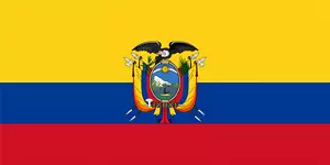 ECUADOR LANDFLAGGE GLÄNZENDES POSTER BILD FOTO quito guayaquil mestizo ec 800 - Bild 1 von 1