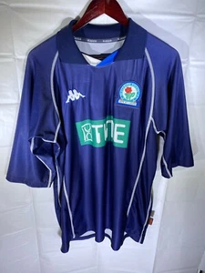 ! ENVÍO GRATUITO Blackburn Rovers FC KAPPA 2000 Fútbol Camiseta Adultos s M - Imagen 1 de 9