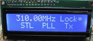 FM PLL TRANSMITTER  50Mhz - 70Mhz 1 WATT BROADCAST STL WITH LCD - Picture 1 of 4