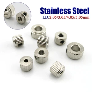 Buje estriado de acero inoxidable 2/3/4/5 mm con tornillos para modelos de aviones hágalo usted mismo - Imagen 1 de 11