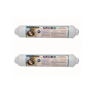 IL-10W-C-EZ38, 2"x10" (3/8" EZ Connect) Inline Post GAC Carbon Filter - NSF C... - Picture 1 of 1