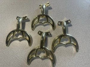 4er Set Deckenventilator Flügel Arm Halterung Vintage Gold Messing - Bild 1 von 4