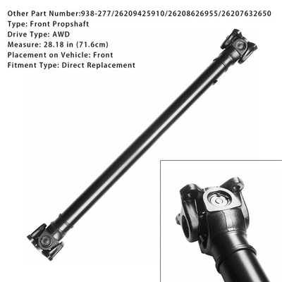 Front Drive Shaft Assembly 26207632650 For BMW 228i 230i 320i 328i xDrive AWD AZ - Image 1 of 4