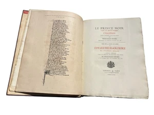 Le Prince Noir The Life & Feats of Arms of Edward the Black Prince 1883 Edition - Imagen 1 de 6