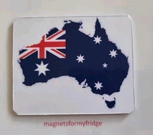 IMÁN NEVERA MAPA BANDERA AUSTRALIANA - M544 - Imagen 1 de 1