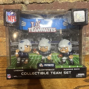 New England Patriots Lil Teammates Series 3 Figures QB RB Lineman NFL New - Picture 1 of 3