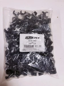 (200) Zurn PEX QTALON3 Rohr Talon J-Haken Halbschelle 1/2" CTS (5/8" OD) Aufhänger - Bild 1 von 3