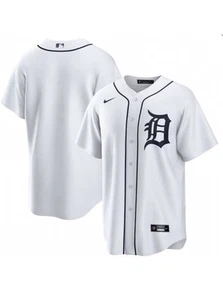Nike Authentic Detroit Tigers Baseball MLB White Jersey Men’s Size XL - Picture 1 of 7
