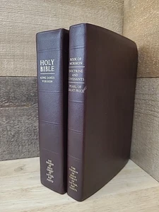 LDS Scriptures 2013 Bible Book Of Mormon Doctrine And Covenants - Foto 1 di 6