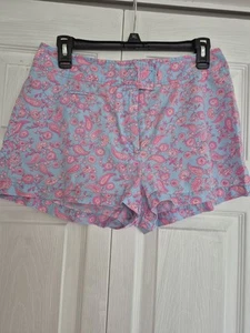 GIRLS BOARD SHORTS/BEACH WEAR SIZE MEDIUM BY CHATTERS BLUE & PINK - Picture 1 of 6