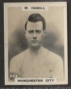 PINNACE FOOTBALL-PHOTO BACK-#0523- MANCHESTER CITY - M. HAMILL  - Picture 1 of 2
