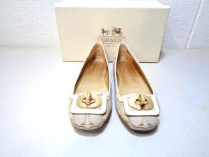 COACH VINNETTE SIGNATURE BALLET FLATS SIZE 6-M.....NWB - Picture 1 of 6