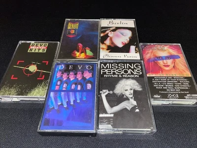 Devo 6 tape lot Greatest Hits Missing Persons Rhyme Reason Spring Session Berlin - Image 1 of 4