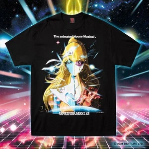 DAFT PUNK and Leiji Matsumoto GEEKS RULE 30 SILKSCREEN PRINTING T SHIRT 03 L - Picture 1 of 2
