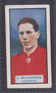 Card FOOTBALLERS - MOTOR CARS by DC Thomson 1930 #5 Liverpool, McPherson - Picture 1 of 2