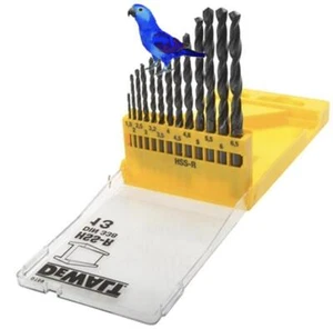 DEWALT 13 Piece HSS R Metric Drill Bit Set 1.5mm TO 6.5mm in Case DT5912 - Picture 1 of 1