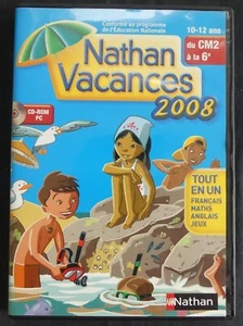 Nathan Vacances : du Cm2 à la 6e -10-12 ans - Jeu PC/MAC CD-ROM- PC REF 1386 - Photo 1/3