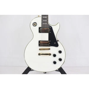 EPIPHONE LES PAUL CUSTOM usato acero + corpo in mogano bianco - Foto 1 di 10