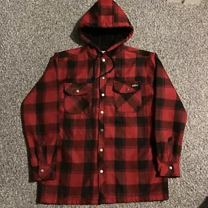 Chaqueta de trabajo Dickies Lumberjack forrada de lana roja y negra a cuadros mediana para hombre - Imagen 1 de 8