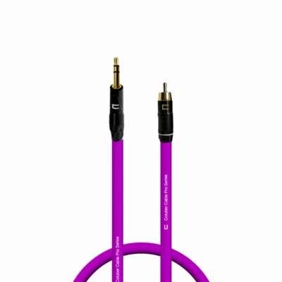 Cable mono premium desequilibrado 3,5 TRS macho - RCA longitud personalizada, cable de color Foto 1 de 4