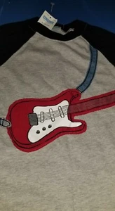 NUEVO ROMPER GUITARRA Gymboree 18/24 meses 1 pieza niño Música Rock Roll Turn It Up - Imagen 1 de 3