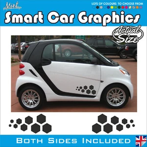 Coche inteligente PARA DOS rayas laterales calcomanías pegatinas gráficos GRATIS P&P 019 - Imagen 1 de 4