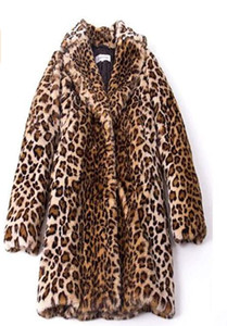 fake leopard coat