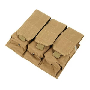 Tactical Molle 9MM Triple Pistol Magazine Pouch Mag Bags /Case/Holder Outdoor - Picture 1 of 3