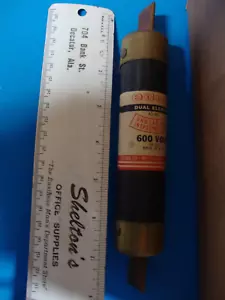 ECON FPE- 80AMP 600VOLT DUAL ELEMENT  FUSE EQUAL TO FRS-80 - Picture 1 of 2
