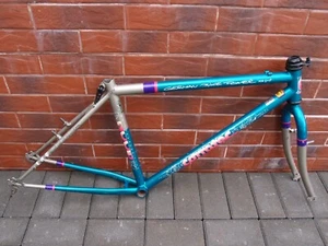 MTB frame 17 in Corratec 2005 German Bike Power Tange MTB Y.S.T 1 1/8 in - Imagen 1 de 24