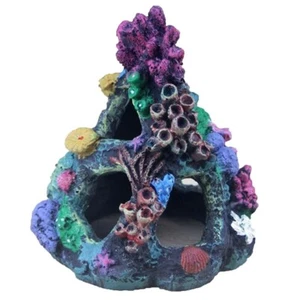 Fish Tank Decor Aquarium Decorations Landscaping Rockery Mountain - Picture 1 of 12