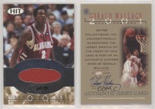 2001-02 SAGE Hit Authentic Jerseys /175 Gerald Wallace #J1