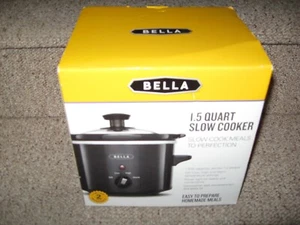 NUEVO EN CAJA Olla de cocción lenta personal Bella 1,5 cuartos - Imagen 1 de 6